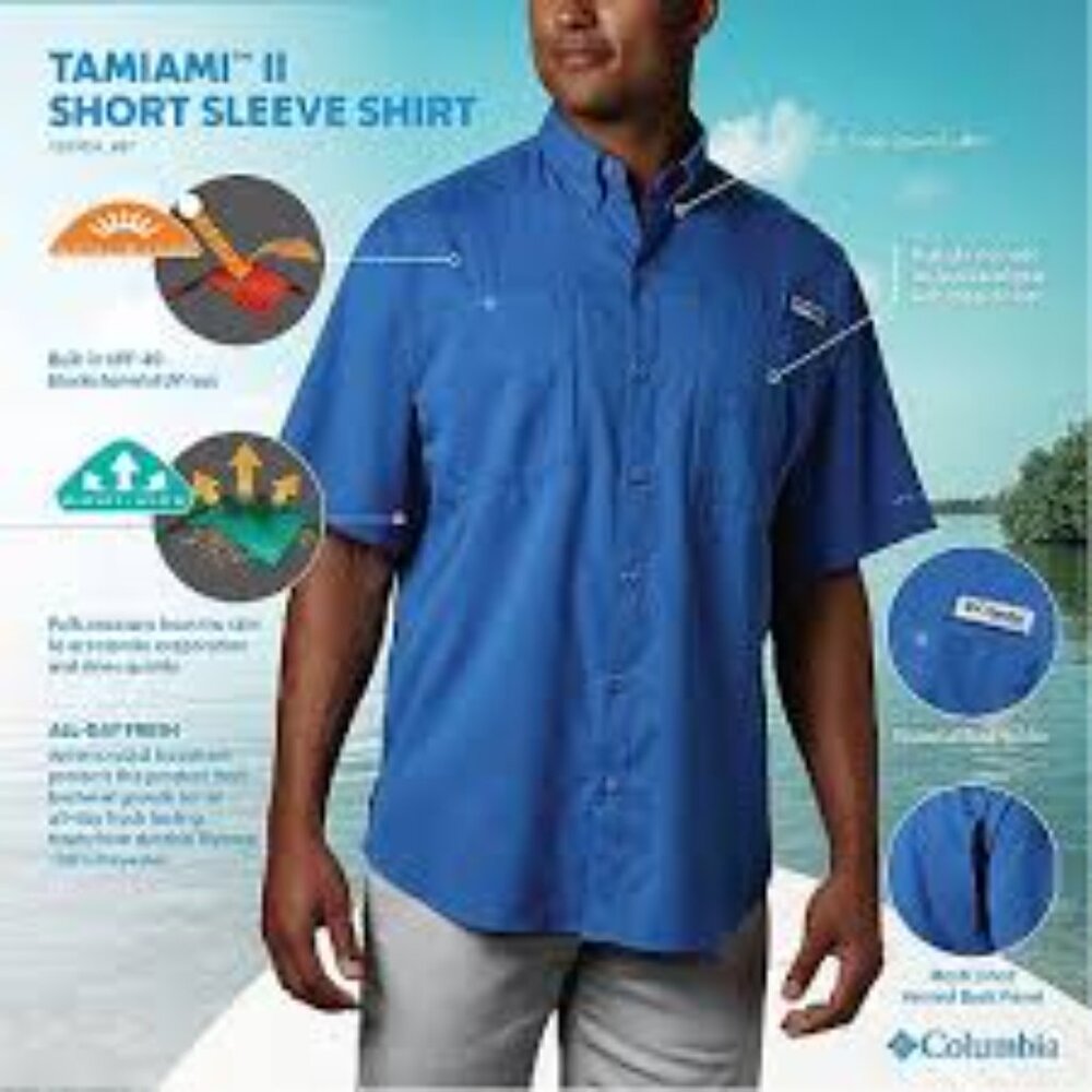 Columbia PFG NWT UPF 40 Sun Protection Shirt